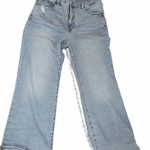 Good American Light Blue Flare Jeans
